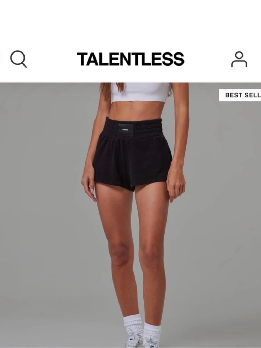 Talentless Black Women's Athletic Shorts - Classic Comfort